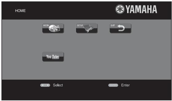 YAMAHA BDS473 - Playing videos from YouTube™ - 1