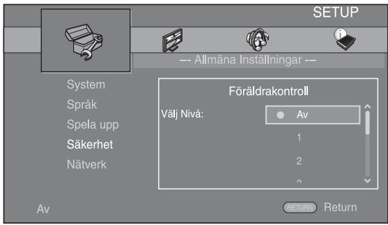 YAMAHA BD S473 - Välj{nasta menypost. - 1