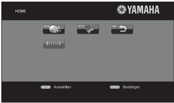 YAMAHA BD-S673 - Starten von Netflix - 1