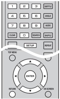 YAMAHA BD-S673 - Voorbeeld van de werkking van het SETUP-menu - 1