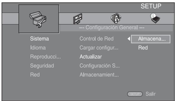 YAMAHA BD-S673 - Seleectione el método deactualización e inicia laactualización desde el menuSETUP. - 1