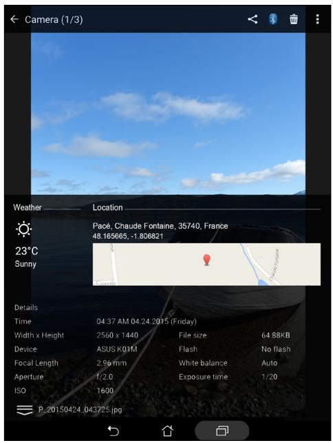 YAMAHA BDS 673 - Viewing the photo location - 1