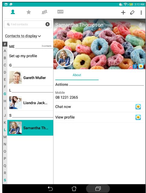 YAMAHA BDS 673 - Viewing your Omlet contacts from Contacts app - 2