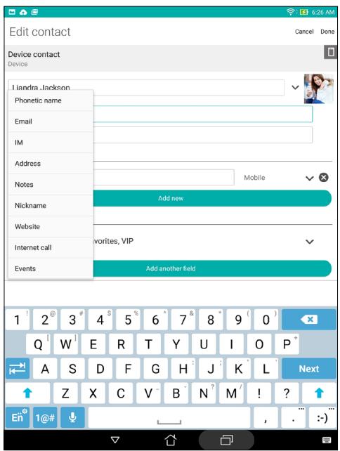 YAMAHA BDS 673 - Adding an event to a VIP contact - 1