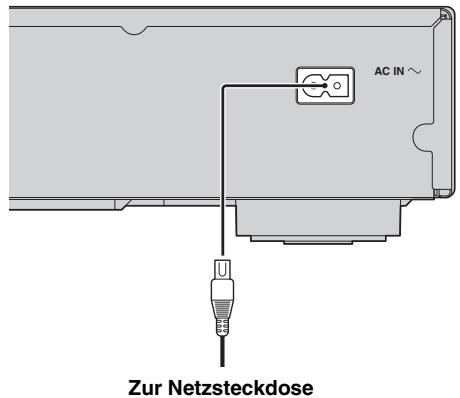 YAMAHA BD-S677 - Netzkabel anschließen - 1