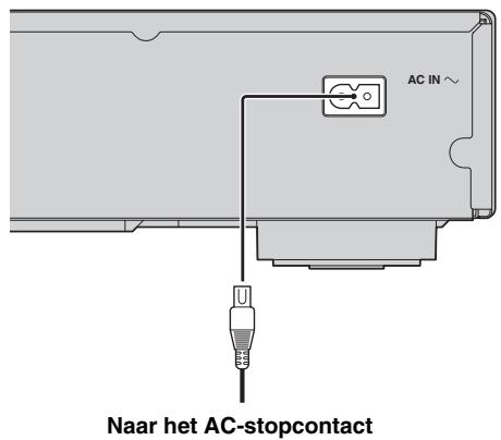 YAMAHA BD-S677 - Aansluiten van het netsnoer - 1