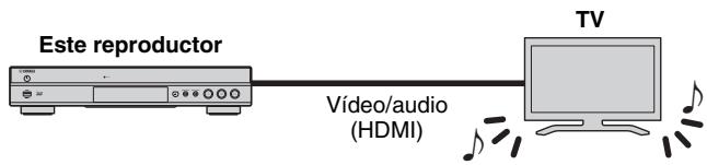 YAMAHA BD-S677 - Uso de video/audio solo con un tevisor - 1