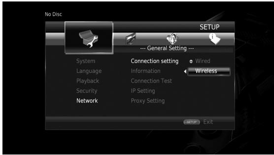 YAMAHA BD-S677 - ■ Wireless connection setting - 1