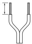 YAMAHA NS-PA120 - ■ Preparing the speaker cables - 1