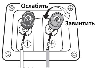 YAMAHA NS-PA120 - Работа с клеммами колонок - 1