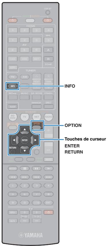 YAMAHA RX-V575 - Sélection d'une station préréglée - 5