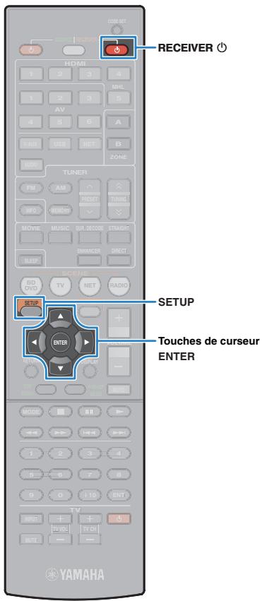 YAMAHA RX-V575 - Avant de raccorder le câble d'alimentation (modèle standard uniquement) - 4