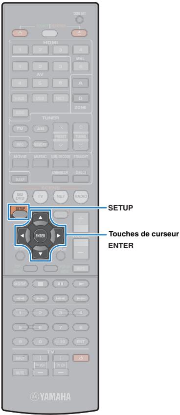 YAMAHA RX-V575 - Réinitialisation des codes de télécommande - 1
