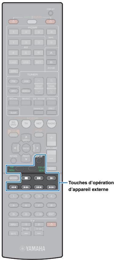 YAMAHA RX-V575 - Sélectionnez un morceau et démarrez la lecture. - 2