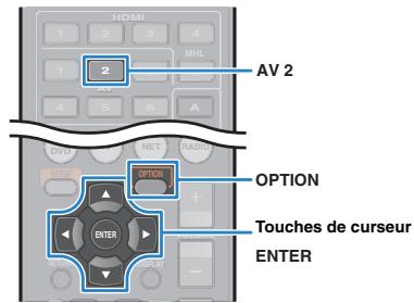 YAMAHA RX-V575 - Réglages nécessaires - 2