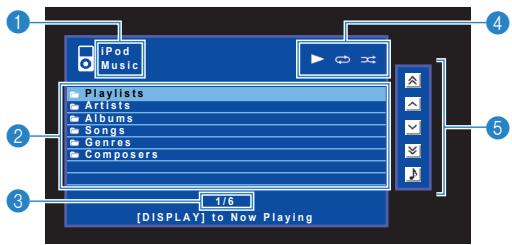 YAMAHA RX-V575 - Utilisez les touches de curseur pour sélectionner une option et appuyez sur ENTER. - 3