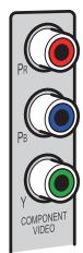 YAMAHA RX-V575 - Prises componentvideo - 1