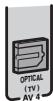 YAMAHA RX-V575 - Prises optical - 1