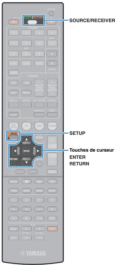 YAMAHA RX-V575 - Optimisation automatique des réglages d'enceintes (YPAO) - 3