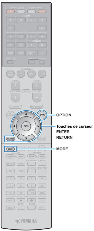 YAMAHA RX-V675 - Utilisation de l'ipod ou de la télécommande pour démarrer la lecture. - 1