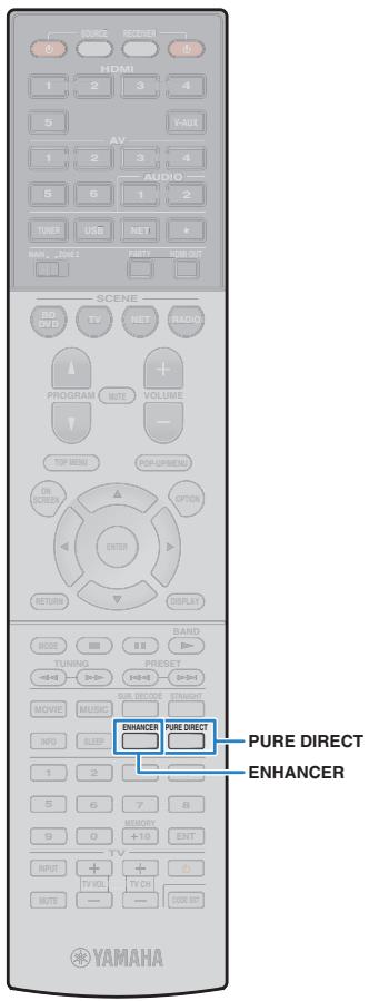 YAMAHA RX-V675 - Appuyez sur sur. DECODE pour sélectionner un décodeur d'ambiance. - 2