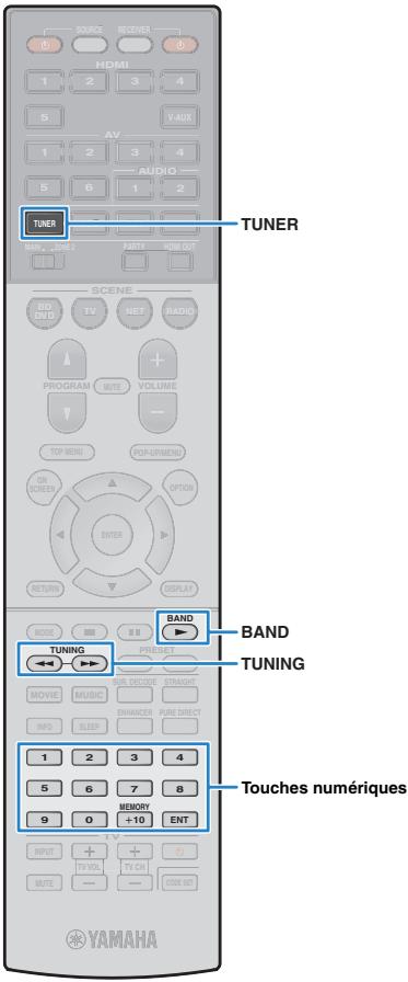 YAMAHA RX-V675 - Appuyez sur ENHANCER. - 4