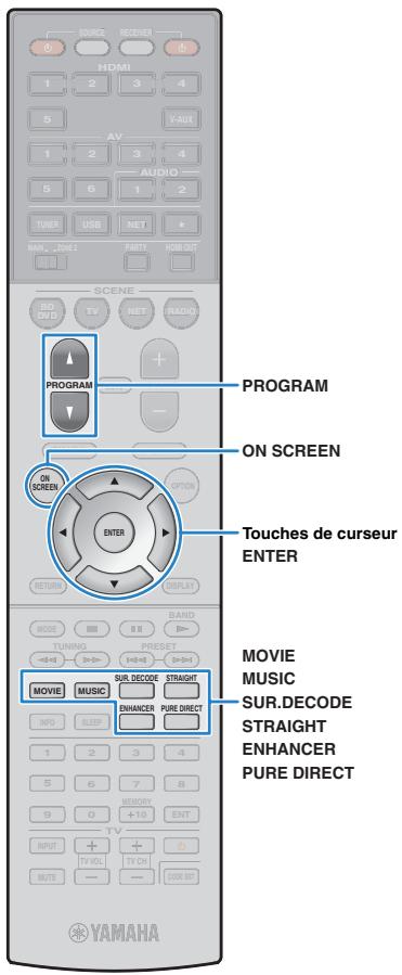 YAMAHA RX-V675 - Configuration des attributions de scène - 3