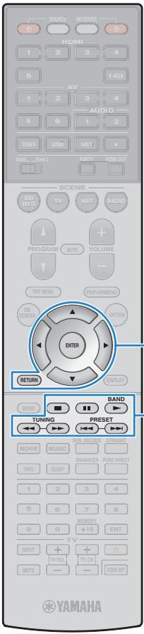 YAMAHA RX-V675 - Sélectionnez un morceau et démarrez la lecture. - 1