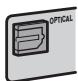 YAMAHA RX-V675 - Prises optical - 1