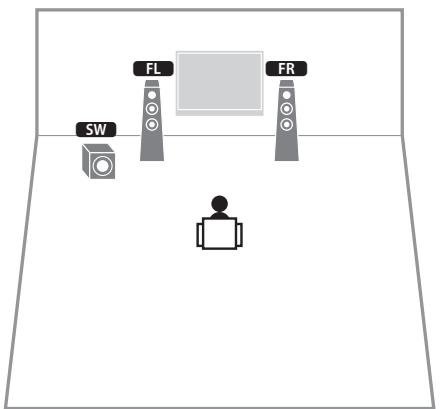 YAMAHA RX-V675 - Système à 2.1 voies - 1