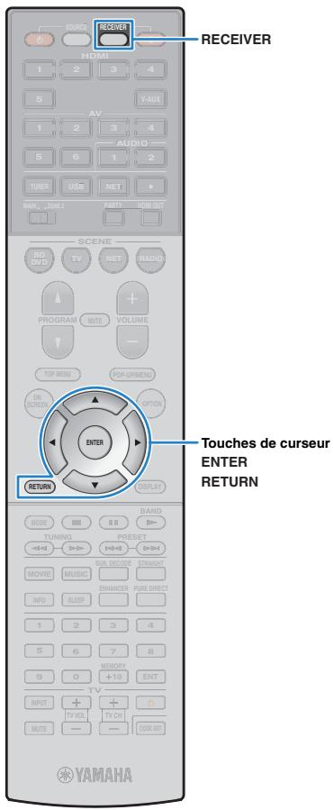 YAMAHA RX-V675 - Optimisation automatique des réglages d'enceintes (YPAO) - 6