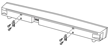 YAMAHA YAS-101 - Installation : exemples illustrés - 1
