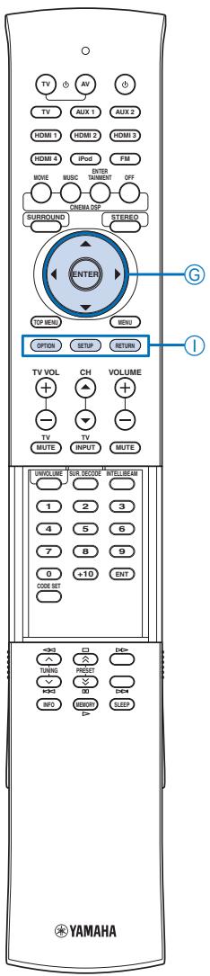 YAMAHA YSP-3300 - Menu installation - 1