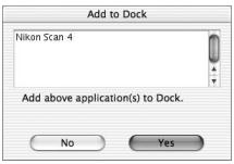 NIKON 9000 - Add Nikon Scan to the Dock (Mac OS X) or create an alias (Mac OS 9) - 1