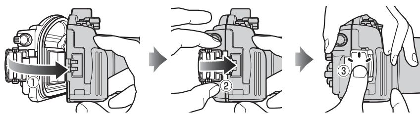 NIKON WP-N1( 1 J1 - Latching the Case - 1