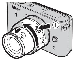 NIKON WP-N1( 1 J1 - 安裝並伸出鏡頭。 - 1