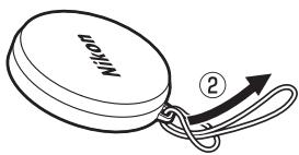 NIKON WP-N1( 1 J1 - 安装前盖繩 - 2