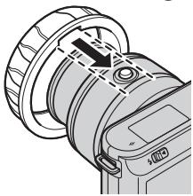 NIKON WP-N1( 1 J1 - Attach the zoom gear sleeve. - 1