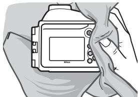 NIKON WP-N1( 1 J1 - に一夕一 フル一フスに付いる水滴をよく拭き取る - 1