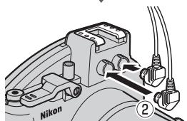 NIKON J2) - WP-N1 用对应的水中用flachshu使用用的场合中 - 3