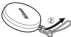 NIKON J2) - Attaching the Front Cap Strip - 2