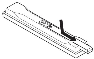 PIONEER BDP-LX58 - Öffnen Sie die rückseite Abdeckung. - 1