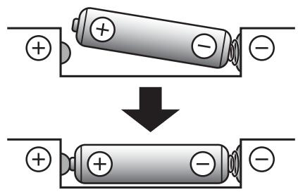 PIONEER BDP-LX58 - Legen Sie die mitgelieferten Batterien ein (2 x AAA-700). - 2