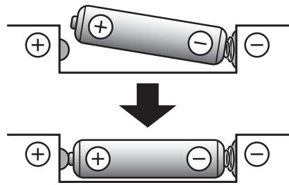 PIONEER BDP LX88 - Plaats de bijgeleverde batterijen (2 x AAA 700 formaat). - 2