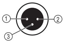 PIONEER BDP LX88 - Connettore di uscita bilanziato (aspetto sull'unità; equivalente a XLR-3-31) - 1