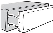 PIONEER MVH-170 UI - Rimozione del frontalino - 3