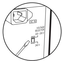 PIONEER SC-LX501 - Conexión del cable de alimentación - 1