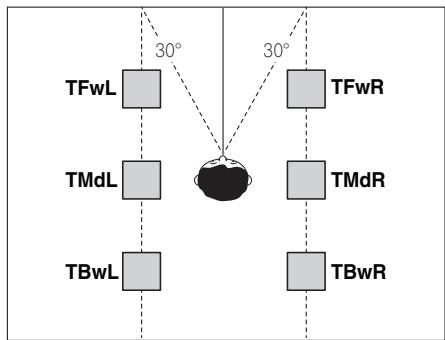 PIONEER VSX 830 - Vue de dessus de la disposition - 1