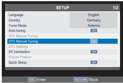 TOSHIBA 32S1655EV - DTV mode - Antenna - 1