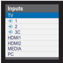 TOSHIBA 32S1655EV - Input Selection - 1